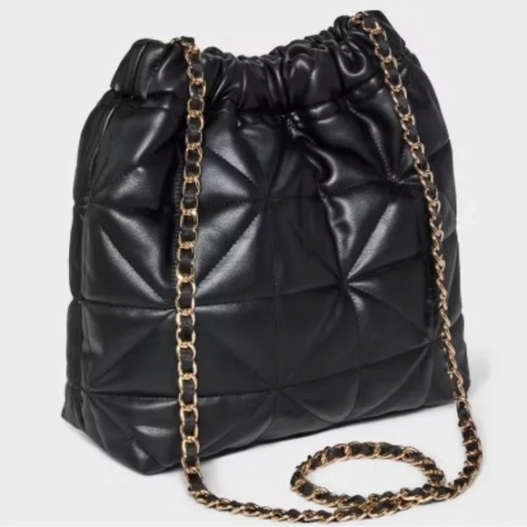 Rouched Chain Crossbody Bag - A New Day nwt - Picture 2 of 5